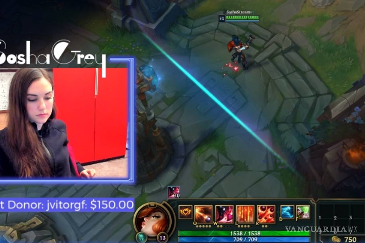 $!Ex actriz porno Sasha Grey ahora es una popular gamer, se luce jugando League of Legends