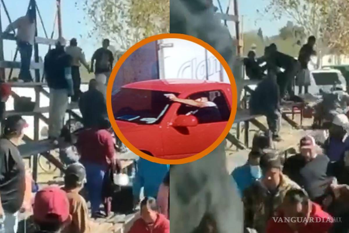 Se desata el pánico tras balazos durante riña en Múzquiz, Coahuila (video)