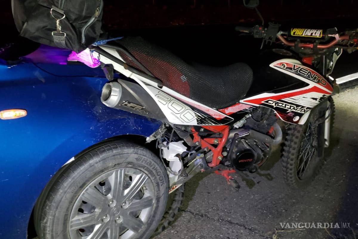 Fallece motociclista en carretera Saltillo-Parras; automovilista lo embiste