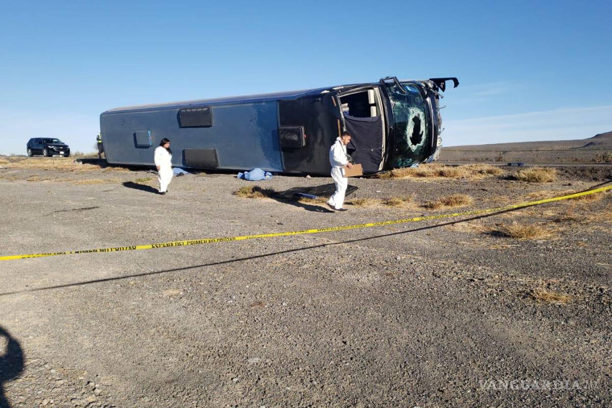 Fatal accidente carretero deja cuatro personas sin vida y siete heridos en la Torreón-Saltillo
