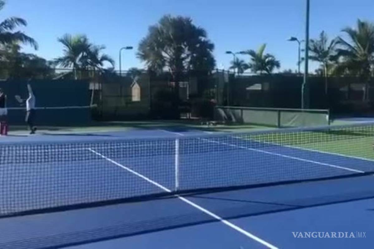 El impactante saque de Serena Williams que acabó con un drone
