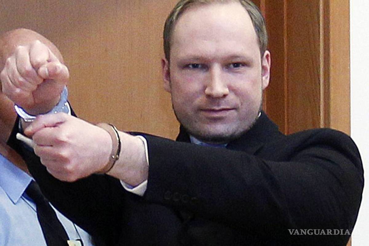 Demanda Breivik al Estado noruego por violación de derechos humanos