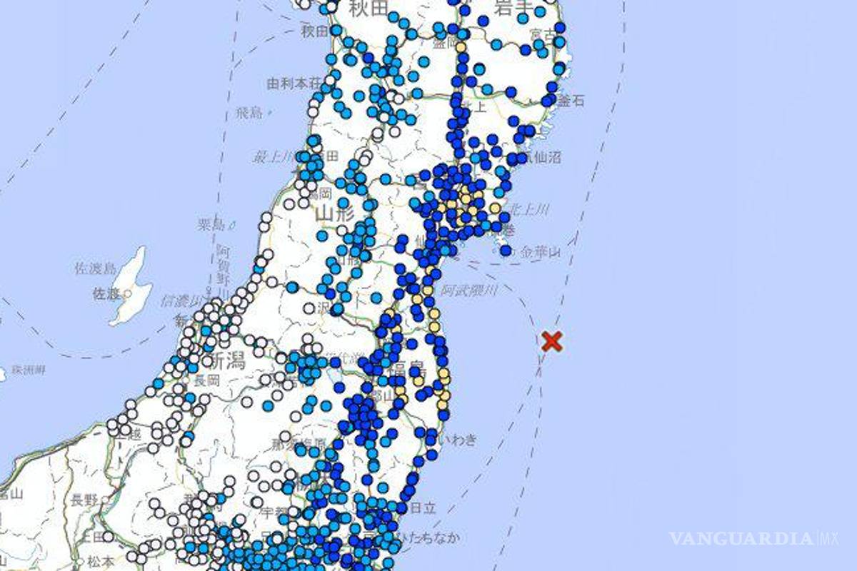 Sismo de magnitud 6 sacude la costa de Fukushima, lugar donde ocurrió desastre nuclear en 2011