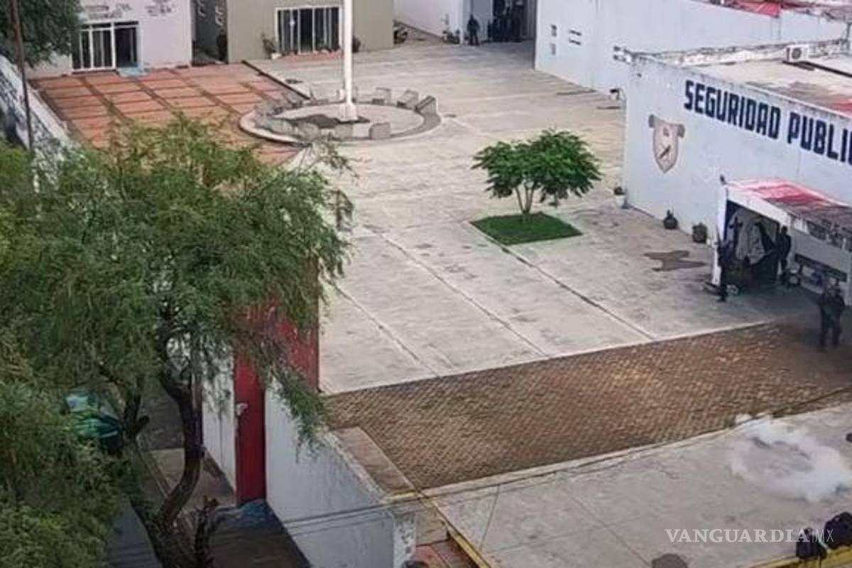 Atacan con dron estación de policía en Guanajuato