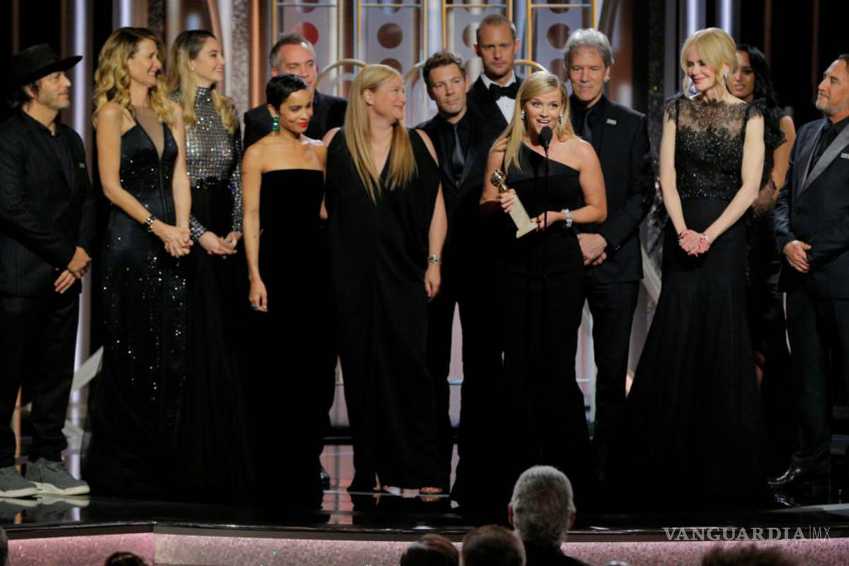 Con este brazalete actrices se manifestaron contra el abuso sexual en los Golden Globes