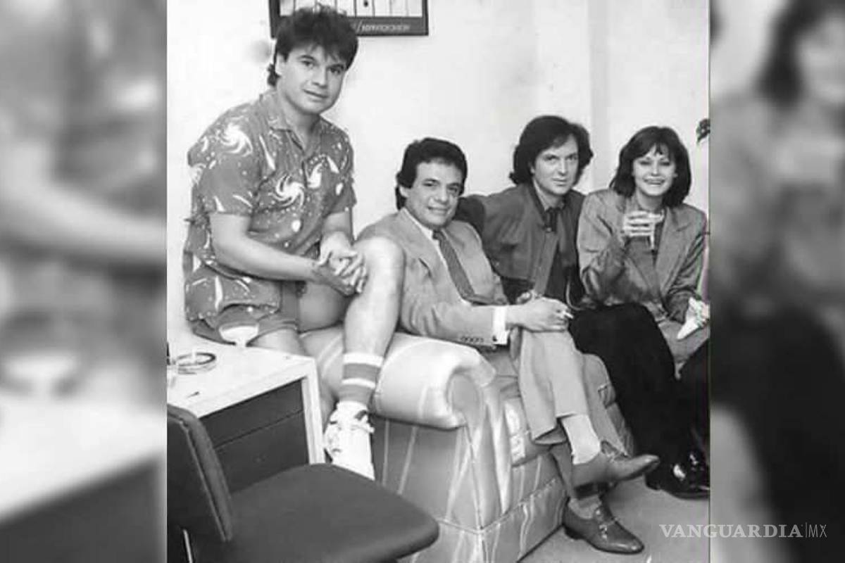Foto icónica de José José, Juan Gabriel, Dúrcal y Camilo Sesto, fue recortada; esta es la foto original