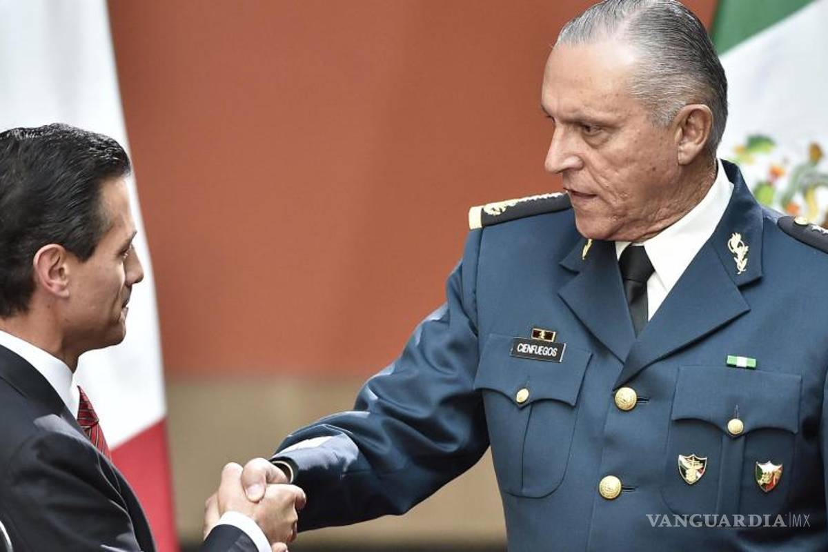 Busca Salvador Cienfuegos negociar con Estados unidos a cambio de una condena mínima