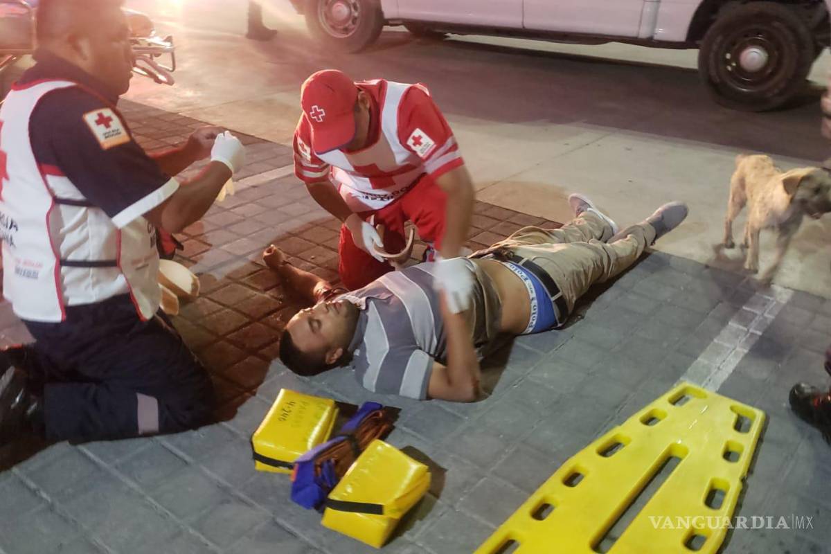 $!Los lesionados no pudieron controlar la moto debido a la ingesta de alcohol.