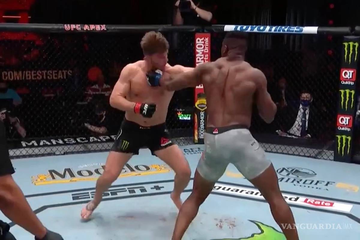 El impactante nocaut de Ngannou a Miocic en la UFC