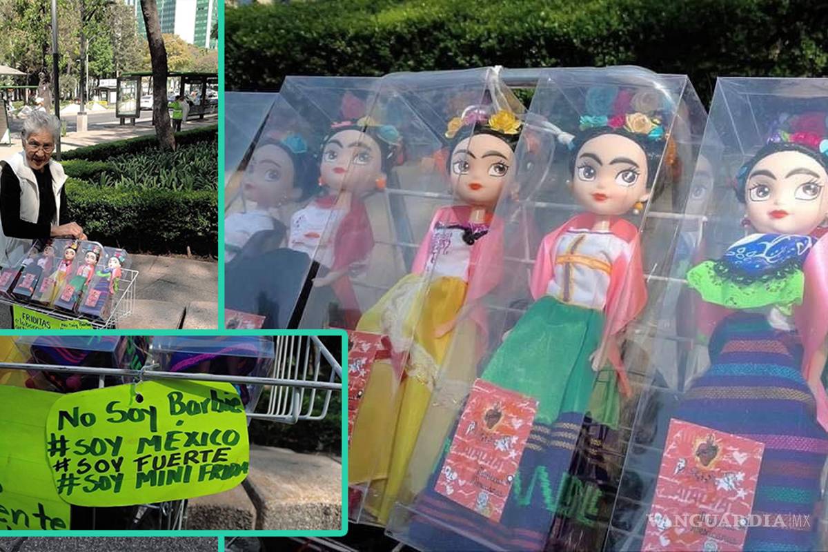 Abuelita se vuelve viral por vender 'Mini Fridas' en Ciudad de México