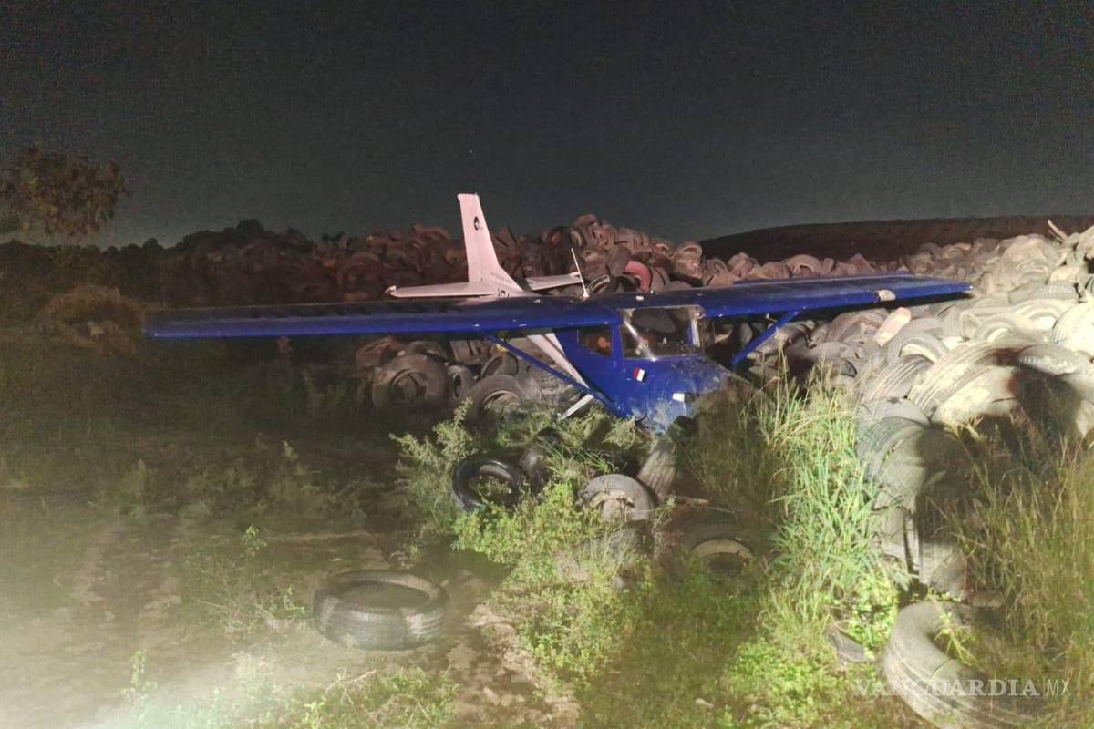Avión aterriza de emergencia en Nuevo León con saldo de dos heridos