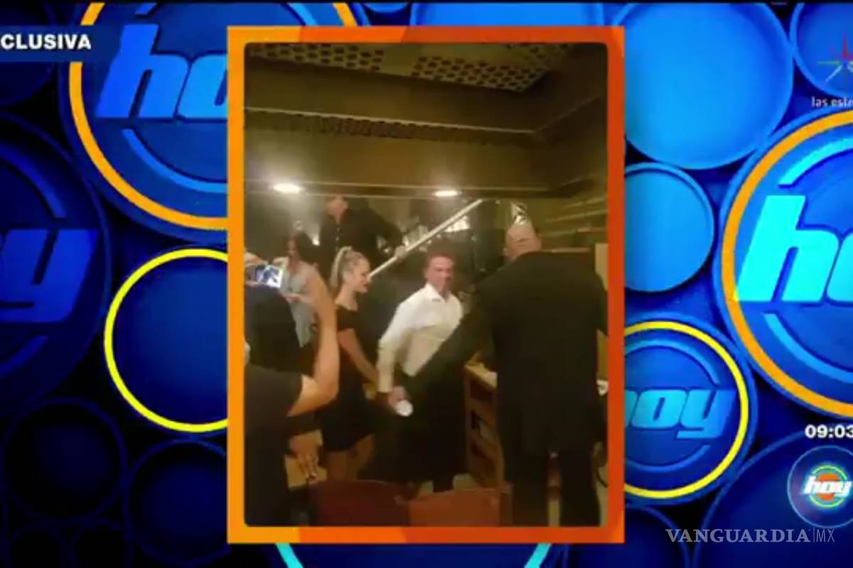 Captan a Luis Miguel de la mano de su corista Pau Peralta