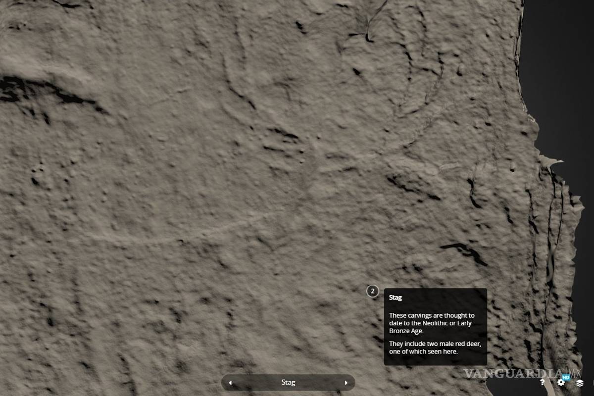 Descubren por primera vez grabados de animales prehistóricos en Escocia