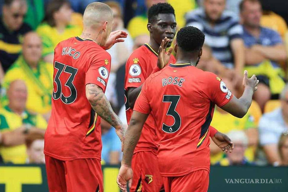 Doblete de Sarr para Watford deja a Norwich sin victorias en la Premier League