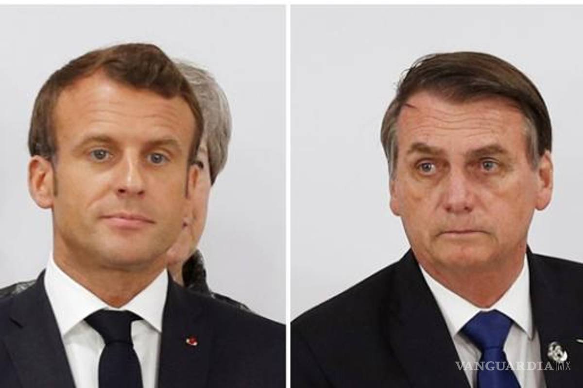 Furioso Emmanuel Macron critica a Bolsonaro por insultar a la esposa del mandatario francés