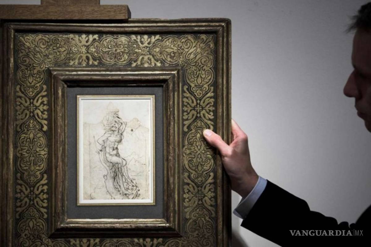 $!Francia declara Tesoro Nacional un dibujo de Da Vinci tasado en 15 mde