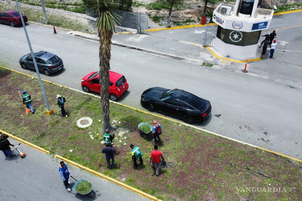 Embellecimiento urbano mejora seguridad y orden vial en Ramos Arizpe