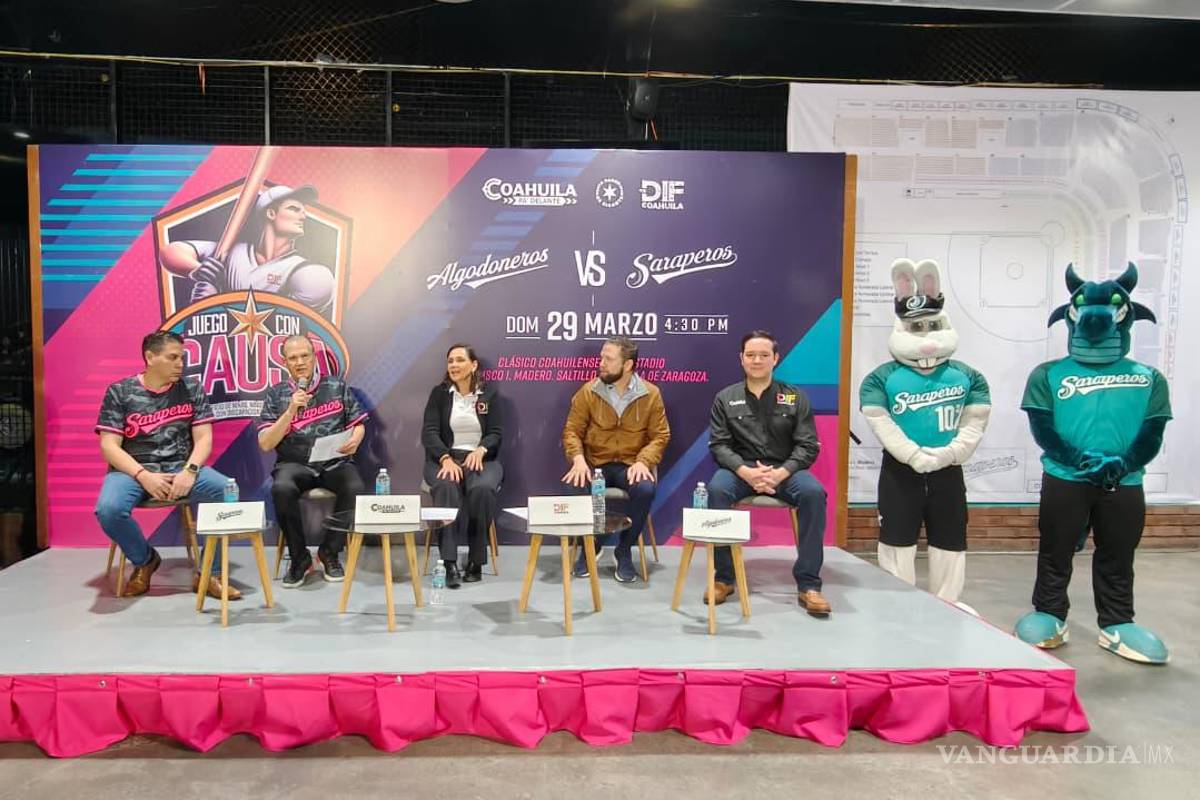 $!La jornada solidaria se disputará en Torreón y Saltillo con el objetivo de recaudar fondos para menores en situación vulnerable.