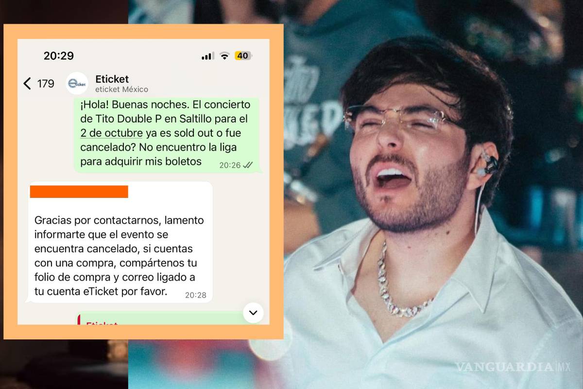 ¡Otra vez a Saltillo! Cancela Tito Double P concierto en la ciudad y vuelve a quedar a deber