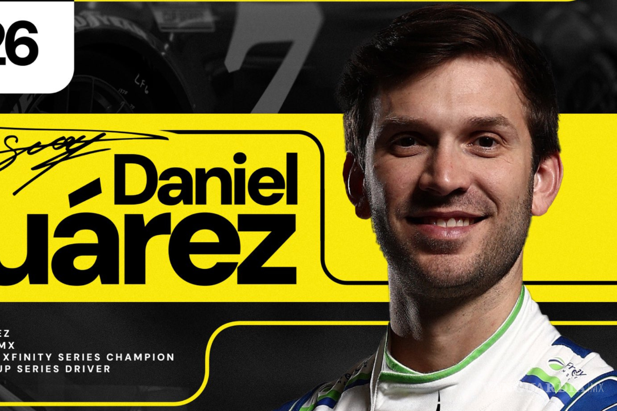 Daniel Suárez correrá con Spire Motorsports en la NASCAR Cup Series 2026