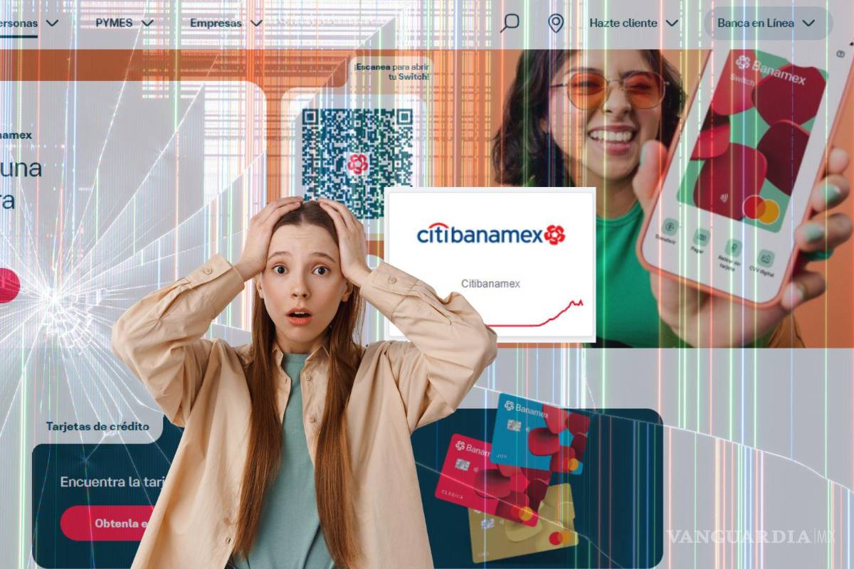 Usuarios reportan caída masiva de Banamex en toda la República... y en plena quincena