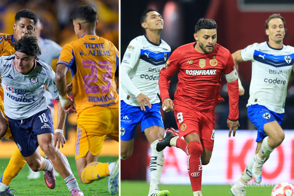 Cruz Azul vs Tigres y Rayados vs Toluca: horarios y dónde ver las Semifinales de Ida del Apertura 2025