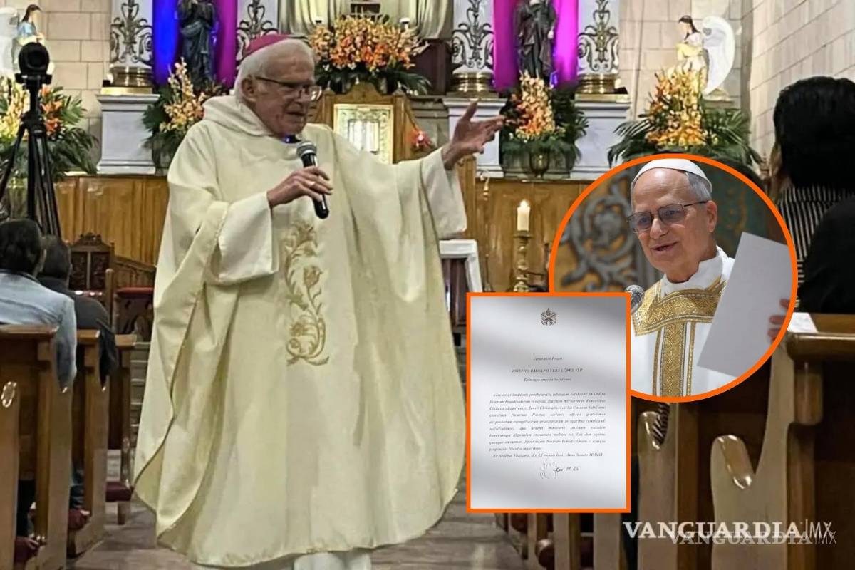 Saltillo: recibe Raúl Vera carta del Papa León XIV por sus 50 años como sacerdote