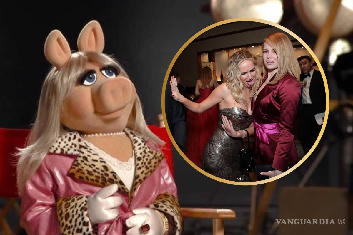 ¡Poder femenino! Jennifer Lawrence y Emma Stone producirán la película en solitario de Miss Piggy para Disney