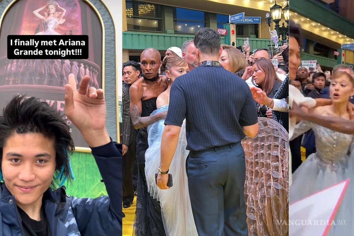 ¿Exageración? ataca ‘fan’ a Ariana Grande en estreno de ‘Wicked’ en Singapur y Cynthia Erivo la defiende