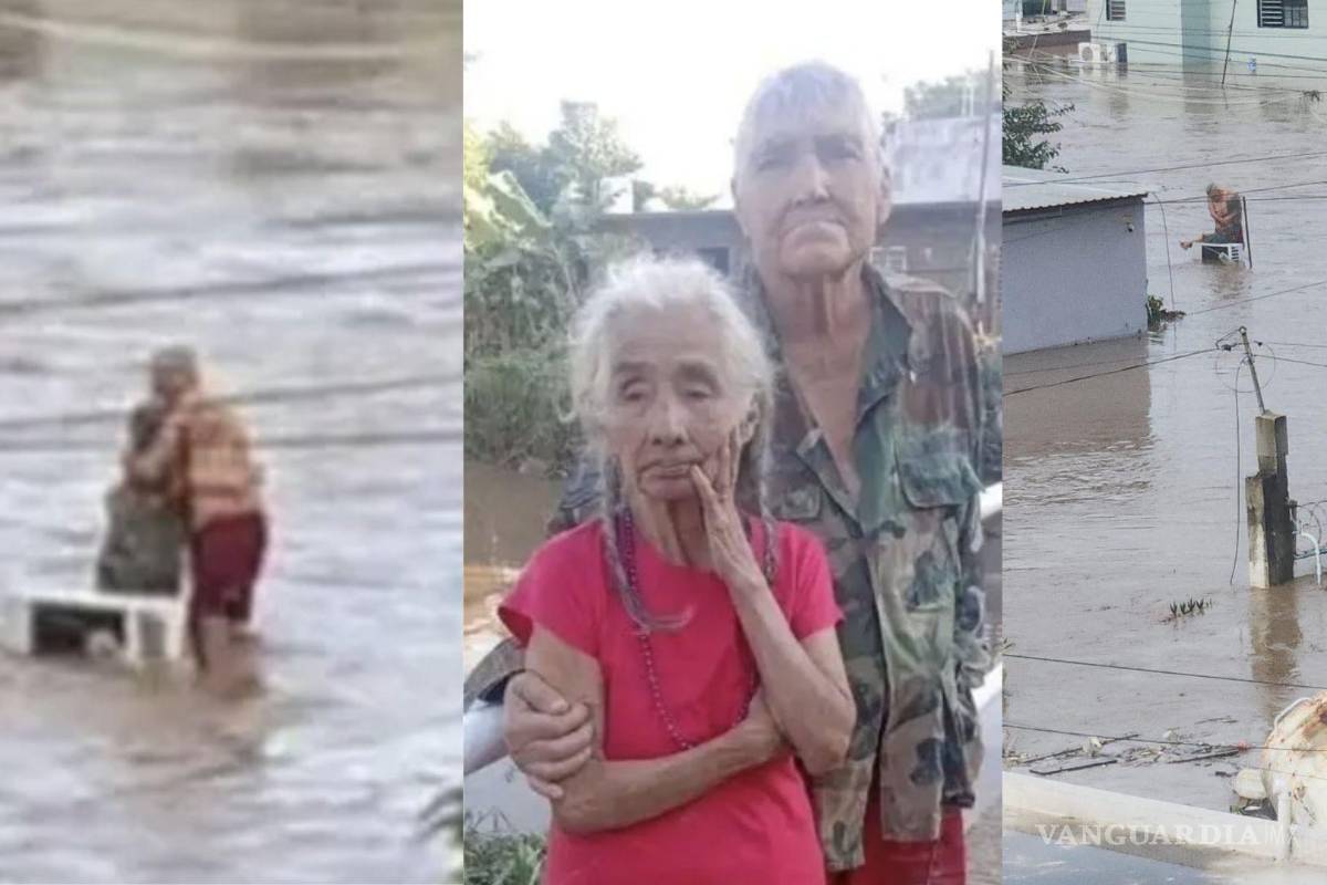 Fallece Doña Elodia, abuelita viral por abrazar a su esposo en plena inundación en Veracruz