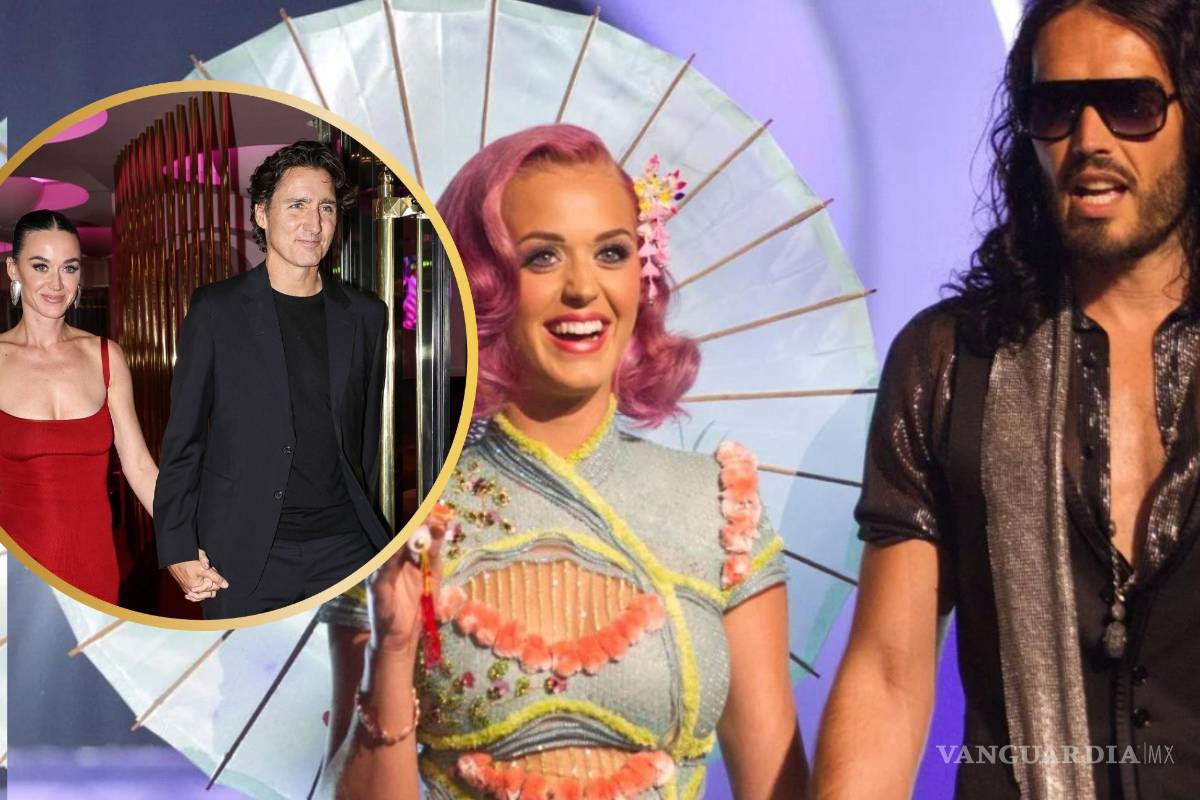 ¡No soportó! Critica Russell Brand la relación amorosa de Katy Perry y Justin Trudeau