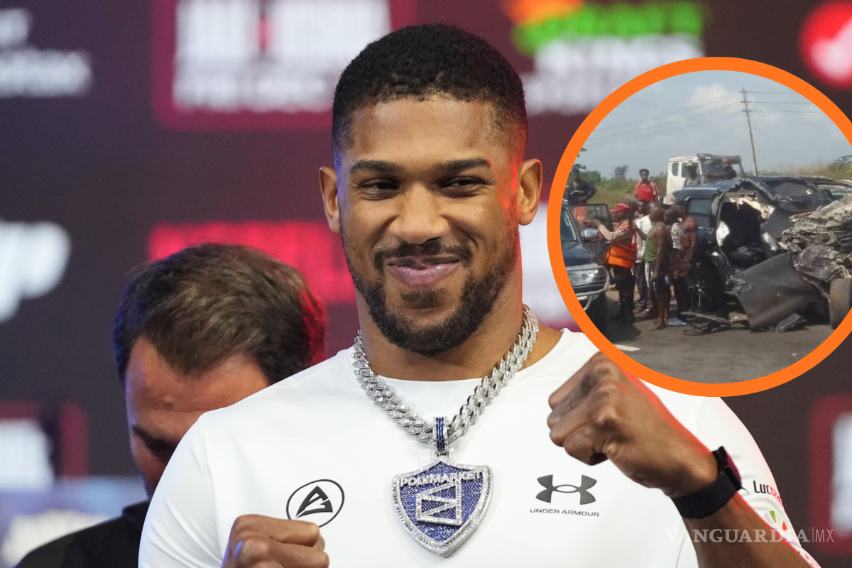 Anthony Joshua sufre accidente automovilístico en Nigeria; dos personas mueren