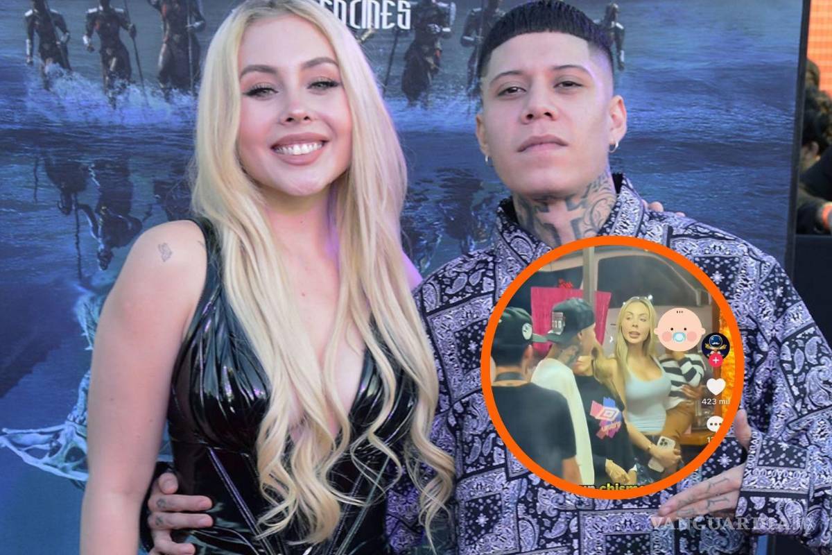 ¿Volvieron? Captan a Santa Fe Klan junto a Maya Nazor en puesto de tacos; fotografían y exponen a su bebé