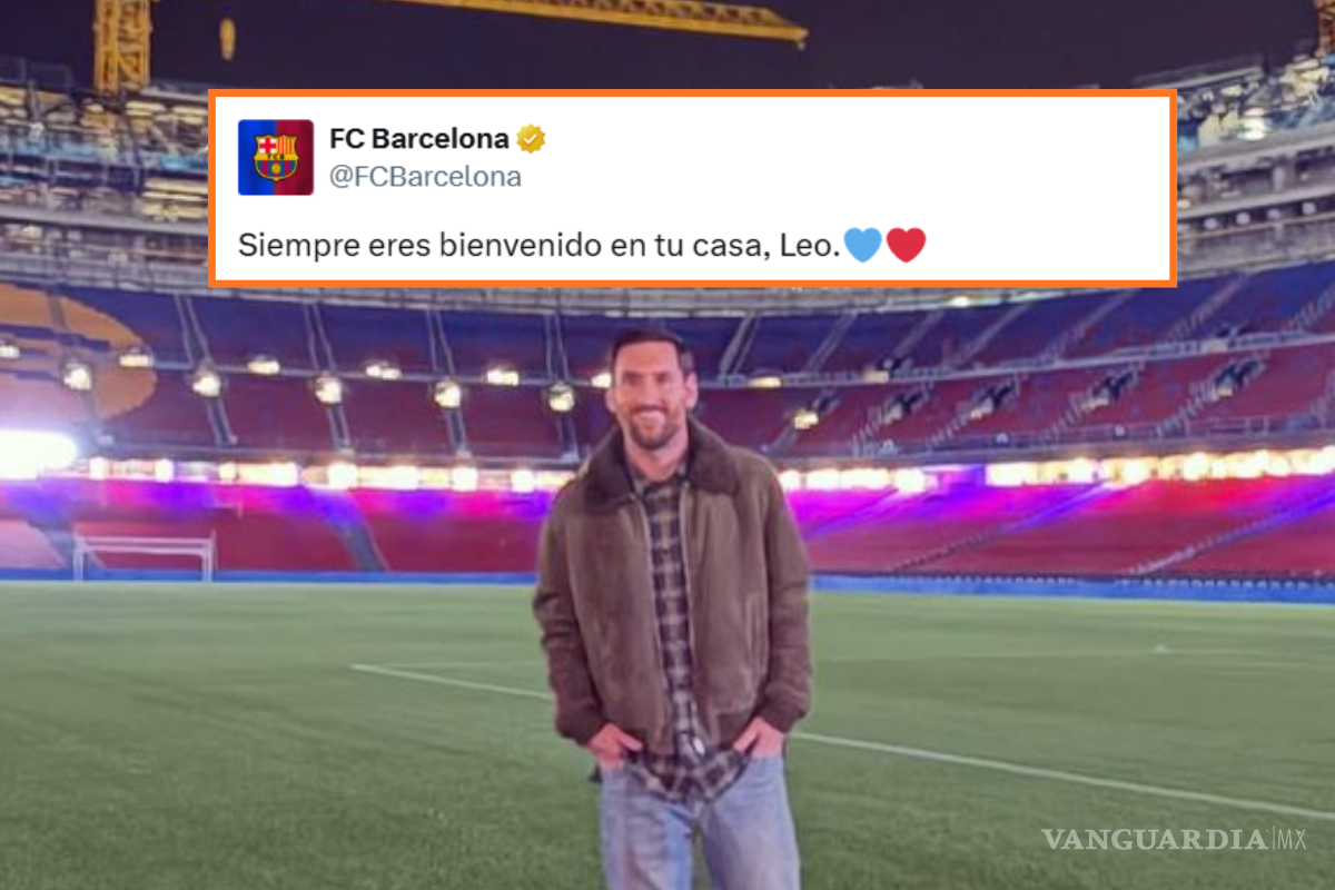 Lionel Messi regresa al Camp Nou y emociona a la afición del Barcelona