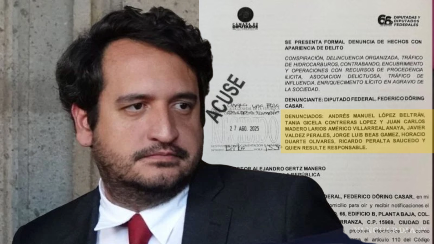 Presentan denuncia contra Andy López Beltrán y otros miembros de Morena, presuntamente vinculados a red criminal