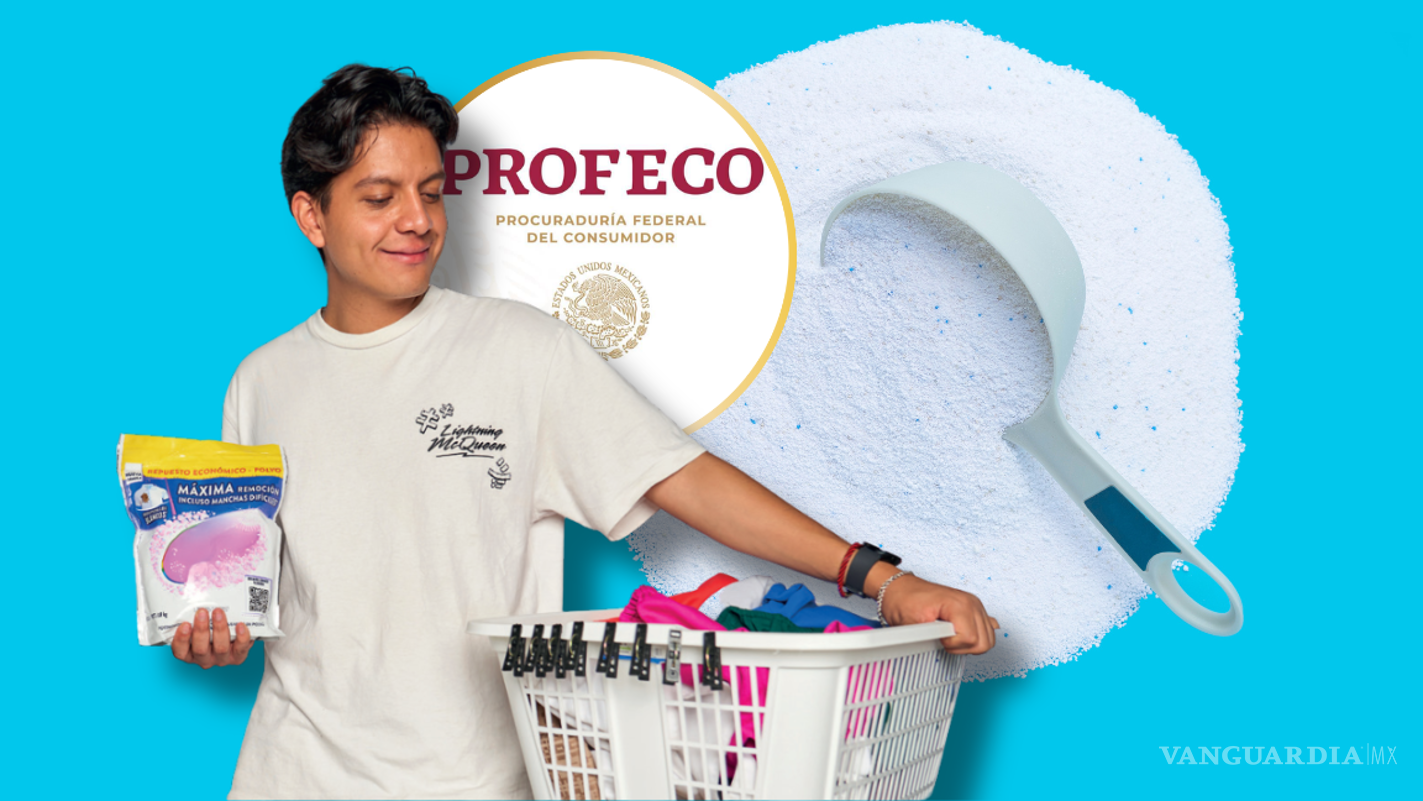Profeco revela los mejores detergentes en polvo que no percuden la ropa