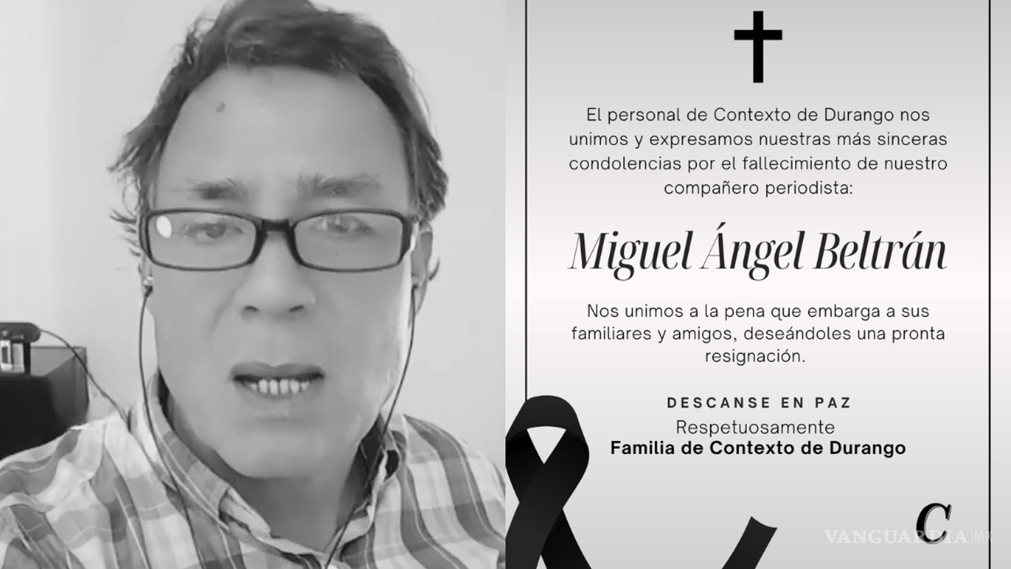 Asesinan al periodista Miguel Ángel Beltrán Martínez en Durango; FGE investiga el caso
