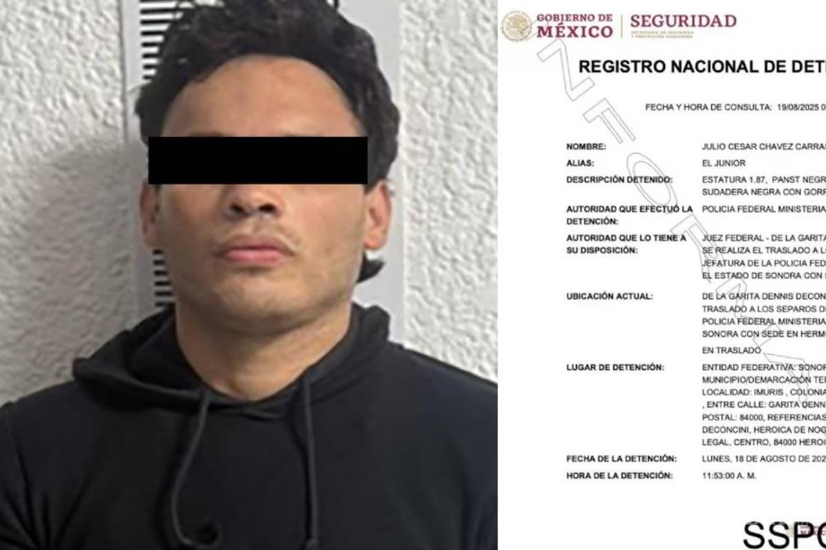 Juez dicta prisión preventiva para Julio César Chávez Jr. por presuntos nexos con el narco