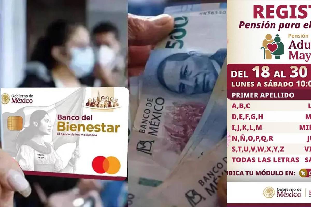 Pensión del Bienestar 2025... ¿Qué apellidos se registran hoy 21 de agosto para recibir los 6 mil 200 pesos, según el calendario?