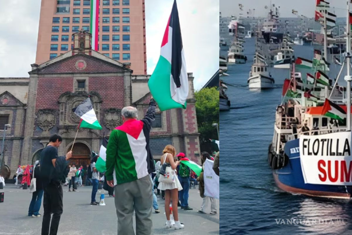 Exigen en Ciudad de México protección para Flotilla de Greta Thunberg rumbo a Gaza