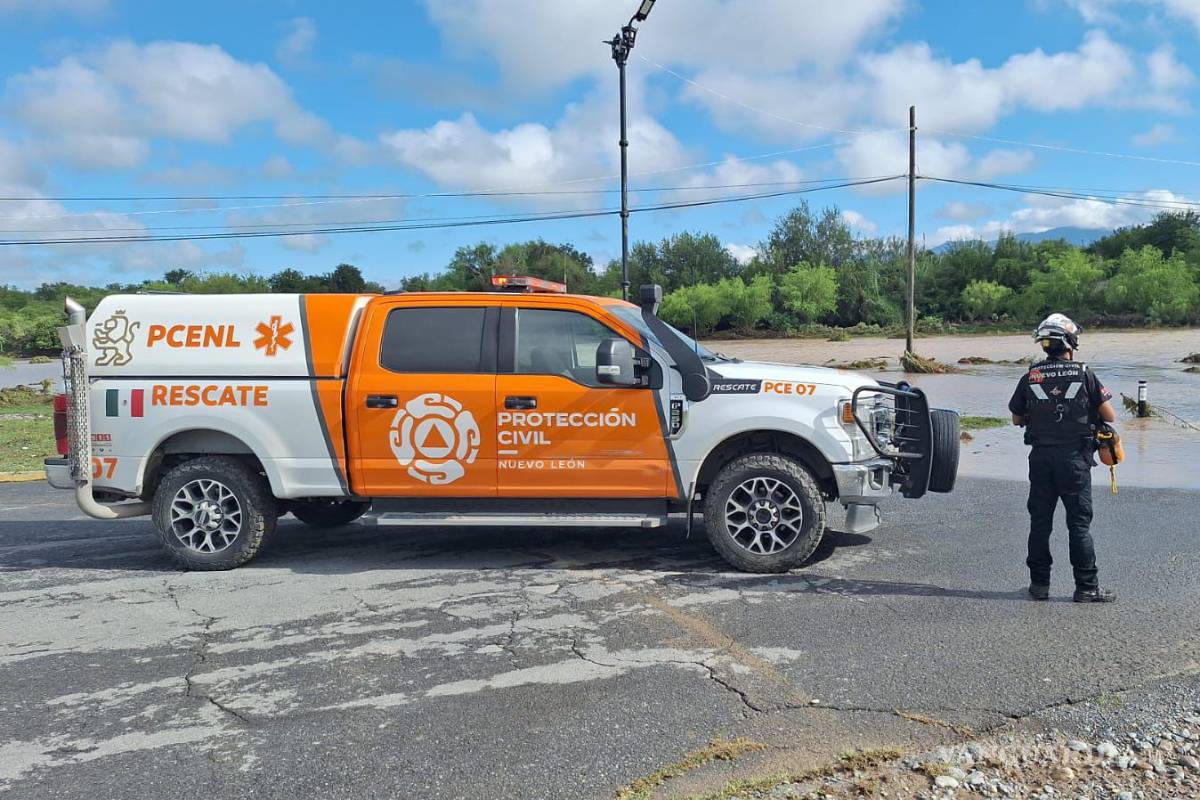 Comunidad en Doctor González, Nuevo León, queda incomunicada por las lluvias