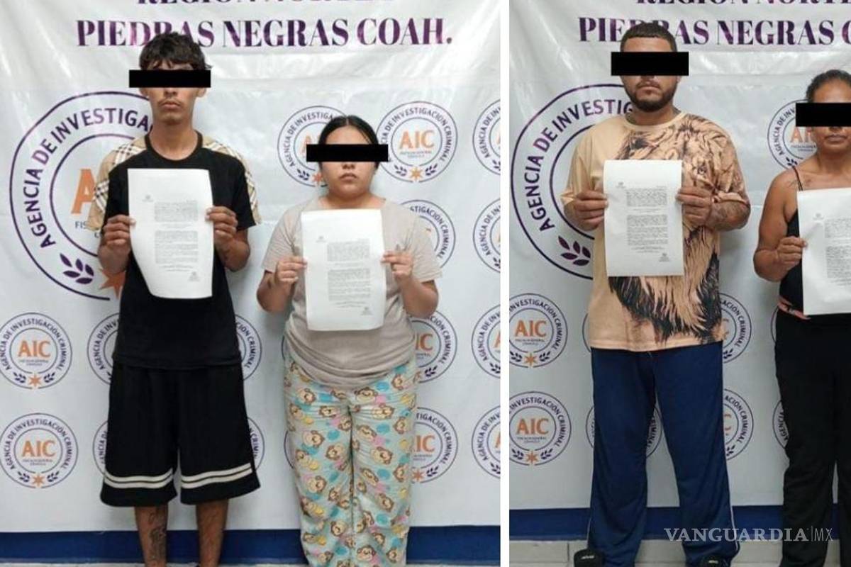 Detienen a cuatro presuntos implicados en homicidio en Piedras Negras