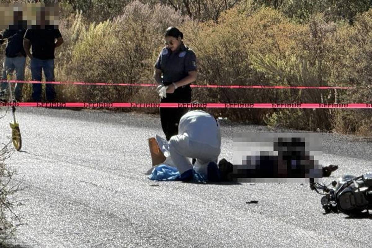 $!Tras el levantamiento del cuerpo, se trasladó al Semefo para determinar la causa del fallecimiento.