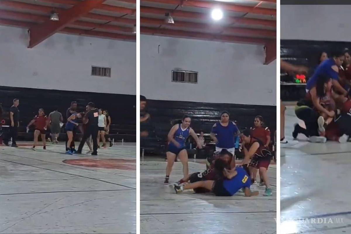 Monclova: jugadoras se enfrentan a golpes y jalones durante partido juvenil de básquetbol (video)