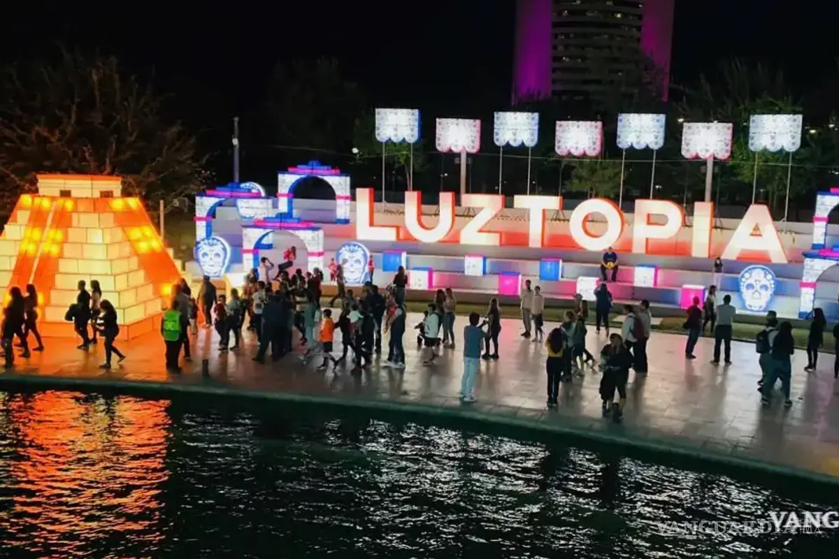 Regresa Luztopía a las instalaciones del Parque Fundidora en Monterrey