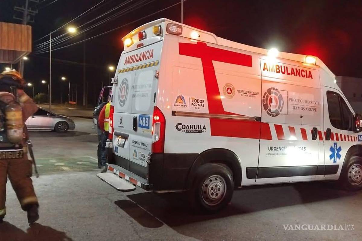 Trabajador sufre graves quemaduras por flamazo en empresa de Ramos Arizpe