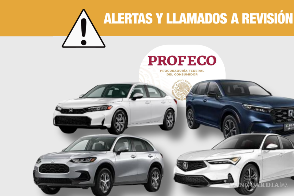 Profeco y Honda anuncian llamado a revisión para más de 57 mil vehículos en México