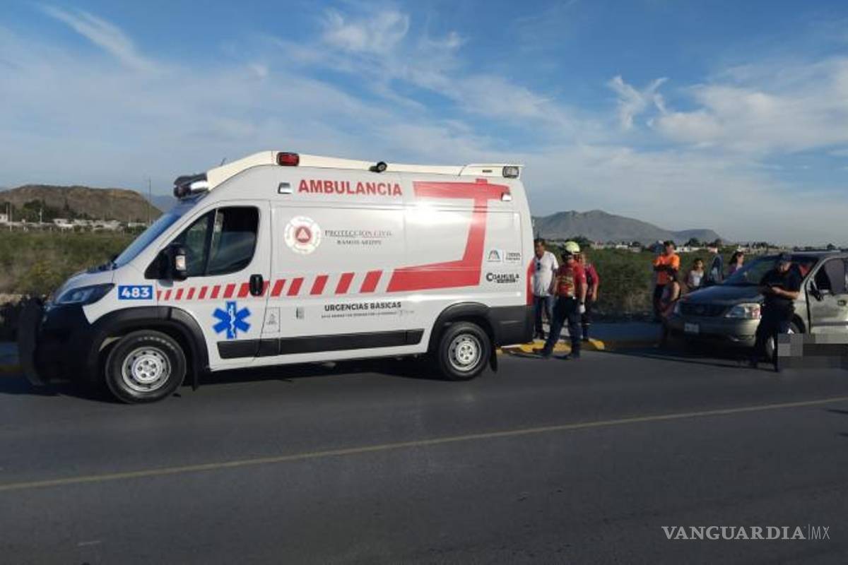 $!El percance ocurrió sobre el bulevar Jorge Masso, en Ramos Arizpe.