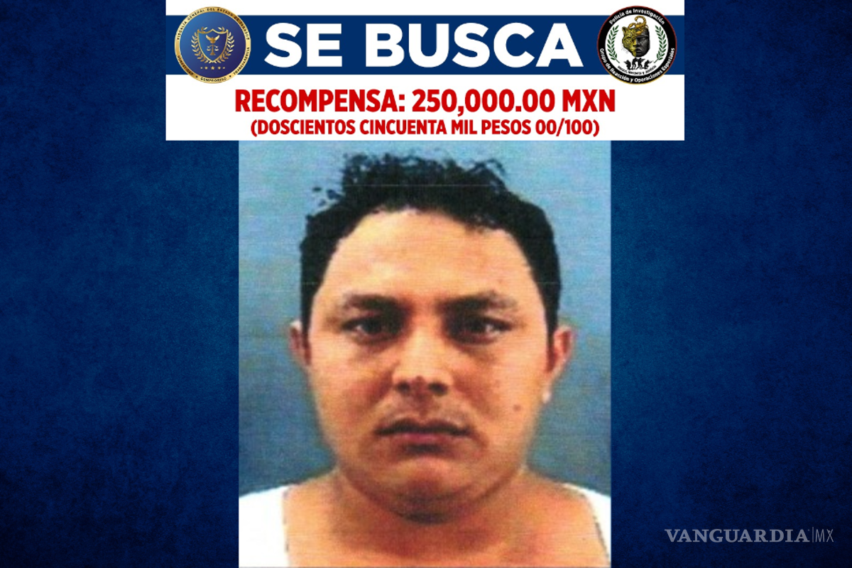 Tabasco ofrece 250 mil pesos por ‘El Rayo’, presunto jefe operativo de La Barredora y prófugo desde 2022