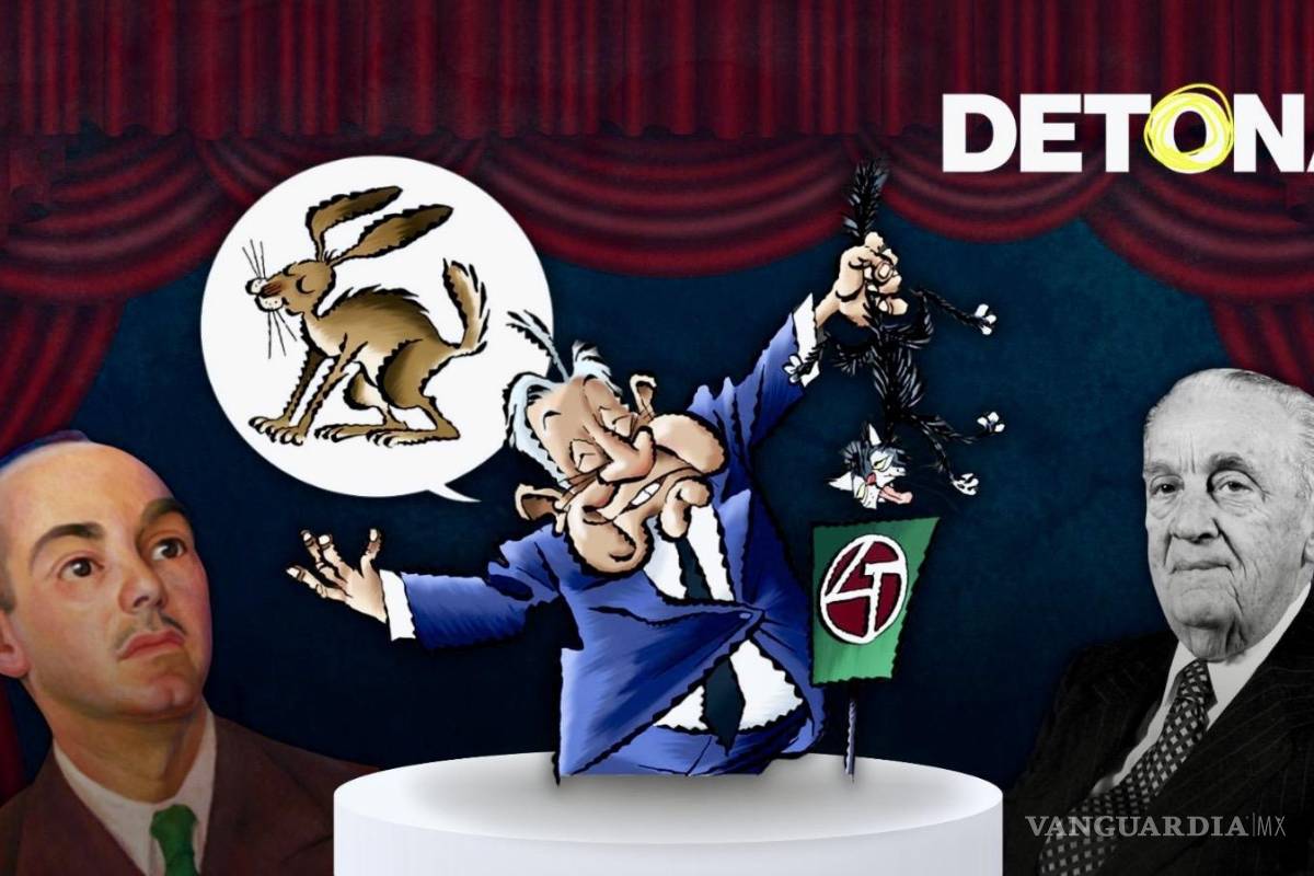 $!Retrato de Carlos Pellicer, por Diego Rivera, Colección del Museo Nacional de Arte, CDMX; Cartón de AMLO, por Paco Calderón; y Roberto Garza Sada.